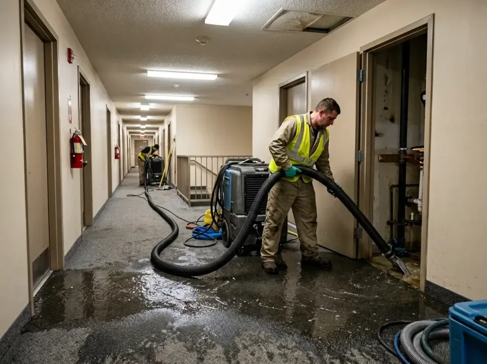 multi-unit-apartment-hallway-f-005 — frequently asked questions, Emergency Burst Pipe Water Extraction & Removal in Northfor…